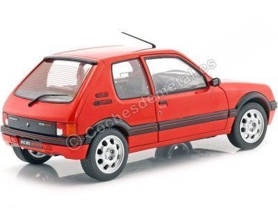 1985 Peugeot 205 GTI 1.9L Phase 1 Red 1:18 Solido S1801702 Cochesdemetal.es 2