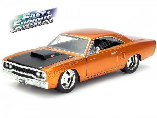 Cochesdemetal.es 1970 Plymouth Road Runner "Fast & Furious" Copper 1:24 Jada Toys 97126 253203030