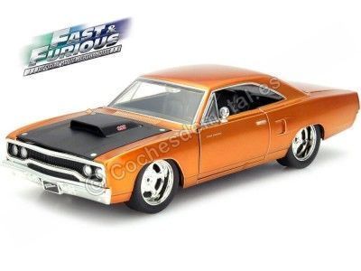 Cochesdemetal.es 1970 Plymouth Road Runner "Fast & Furious" Copper 1:24 Jada Toys 97126 253203030