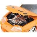 Cochesdemetal.es 1995 Toyota Supra "Fast & Furious" Orange 1:24 Jada Toys 97168 253203005