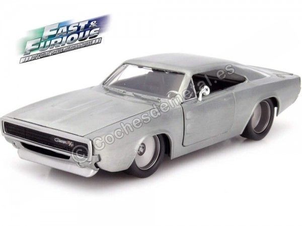 Cochesdemetal.es 2015 Dodge Charger R/T "Fast & Furious 7" Aluminio 1:24 Jada Toys 97336