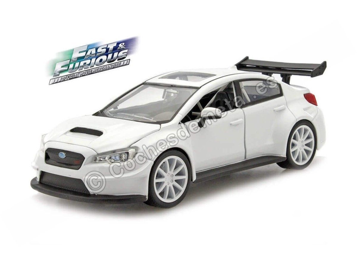 16 Subaru Wrx Sti Fast Furious 8 White 1 24 Jada Toys 996