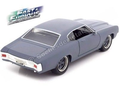 1970 Chevrolet Chevelle SS "Fast and Furious IV" Gris Mate 1:24 Jada Toys 97835/253203002 Cochesdemetal.es 2