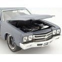 Cochesdemetal.es 1970 Chevrolet Chevelle SS "Fast and Furious IV" Gris Mate 1:24 Jada Toys 97835 253203002