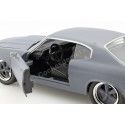 Cochesdemetal.es 1970 Chevrolet Chevelle SS "Fast and Furious IV" Gris Mate 1:24 Jada Toys 97835 253203002
