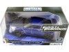 Carsdemetal.es 2015 Nissan GT-R (R35) "Fast & Furious 7" Blue escuro 1:24 Jada Toys 97036 253203008