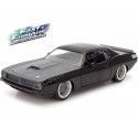 Cochesdemetal.es 1970 Plymouth Barracuda "Fast & Furious" Black 1:24 Jada Toys 97195/253203031