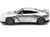 Cochesdemetal.es 2009 Nissan GT-R R35 "Fast & Furious" Silver 1:24 Jada Toys 97212