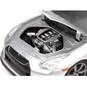 Cochesdemetal.es 2009 Nissan GT-R R35 "Fast & Furious" Silver 1:24 Jada Toys 97212