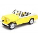 Cochesdemetal.es 1970 Jeep Jeepster Commando convertible jaune-blanc 1:18 BOS-modèles 373