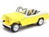 Cochesdemetal.es 1970 Jeep Jeepster Commando convertible jaune-blanc 1:18 BOS-modèles 373