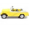 Cochesdemetal.es 1970 Jeep Jeepster Commando convertible jaune-blanc 1:18 BOS-modèles 373