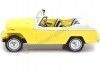 Cochesdemetal.es 1970 Jeep Jeepster Commando convertible jaune-blanc 1:18 BOS-modèles 373