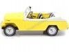 Cochesdemetal.es 1970 Jeep Jeepster Commando Convertible Yellow-White 1:18 BoS-Models 373