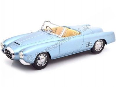 Cochesdemetal.es 1953 Lancia Aurelia PF200 C Spider Light Blue 1:18 BoS-Models 374