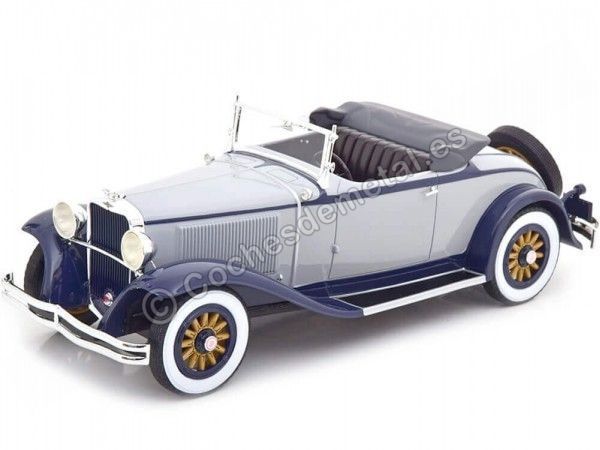 Cochesdemetal.es 1931 Dodge huit dg roadster gris / bleu 1:18 bos-modes 375