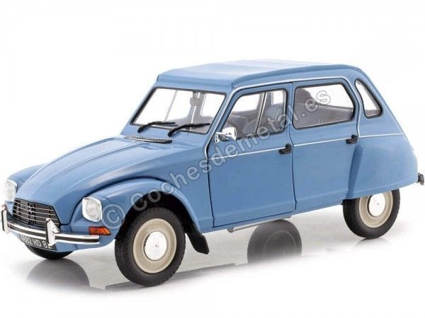 Carsdemetal.es 1974 Citroen Dyane 6 Myosotis azul 1:18 Solido S1800305