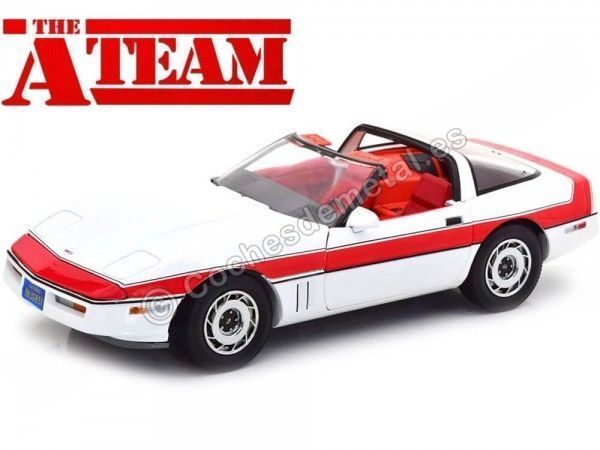 Cochesdemetal.es 1984 Chevrolet Corvette C4 Targa "The A-Team. El Equipo-A" 1:18 Greenlight 13532