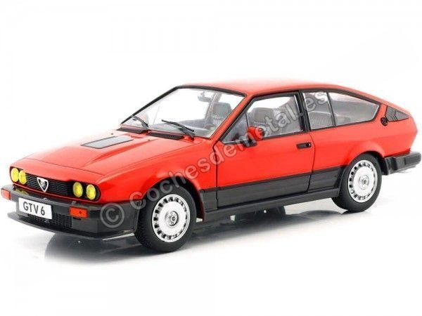 Carsdemetal.es 1984 Alfa Romeo GTV6 Vermelho 1:18 Solido S1802301