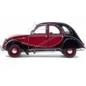 Carsdemetal.es 1982 Citroen 2CV6 Charleston Red/Black 1:18 SOLLO S1805013