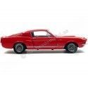 Cochesdemetal.es 1967 Ford Shelby Mustang GT500 Vermelho Breno 1:18 Solo S1802902