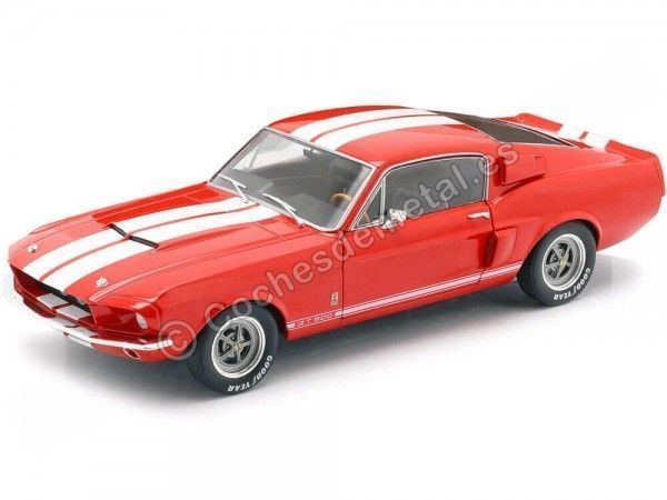 Cochesdemetal.es 1967 Ford Shelby Mustang GT500 Vermelho Breno 1:18 Solo S1802902