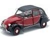 Carsdemetal.es 1982 Citroen 2CV6 Charleston Red/Black 1:18 SOLLO S1805013