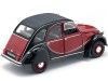 Carsdemetal.es 1982 Citroen 2CV6 Charleston Red/Black 1:18 SOLLO S1805013
