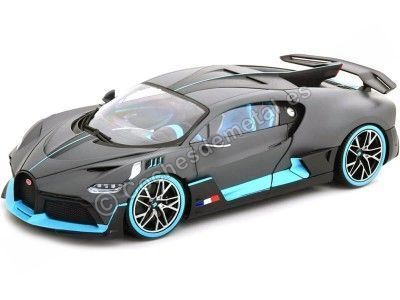 Carsdemetal.es 2018 Bugatti Divo Deep Gray 1:18 Bburago 11045