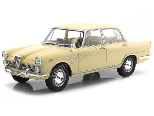 Cochesdemetal.es 1958 Alfa Romeo 2000 Berlina Beige 1:18 BOS-Models 159