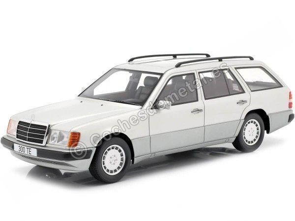 Carsdemetal.es 1990 Mercedes-Benz 300 TE (S124) cinza metálico 1:18 BOS-Models 344