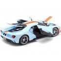 Cochesdemetal.es 2017 Ford GT Gulf Azul-Naranja 1:18 Maisto 31384