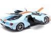 Cochesdemetal.es 2017 Ford GT Gulf Azul-Naranja 1:18 Maisto 31384