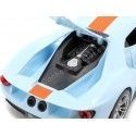 Cochesdemetal.es 2017 Ford GT Gulf Azul-Naranja 1:18 Maisto 31384