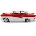 CARSDEMETAL.ES 1957 Ford Taunus P2 17M RED-BLANCO 1:18 BOS-Models 347