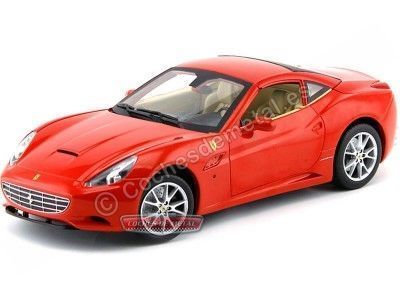 2009 Ferrari California Convertible Rojo 1:18 Hot Wheels R3255 Cochesdemetal.es