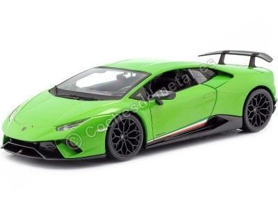 2017 Lamborghini Huracan Performante Verde Perla Metalizado 1:18 Maisto 31391 Cochesdemetal.es