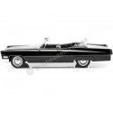 Carsdemetal.es 1968 Cadillac DeVille Black Convertible 1:18 KK em escala 180311
