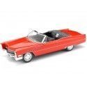 Carsdemetal.es 1968 Cadillac DeVille conversível Vermelho 1:18 KK em escala 180312
