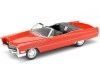 Carsdemetal.es 1968 Cadillac DeVille conversível Vermelho 1:18 KK em escala 180312