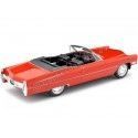 Carsdemetal.es 1968 Cadillac DeVille conversível Vermelho 1:18 KK em escala 180312