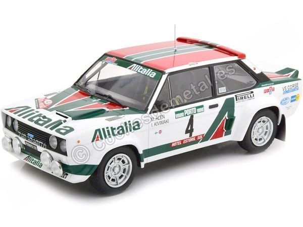 Cochesdemetal.es 1978 Fiat 131 Abarth Alitalia Winner Rally Portugal 1:18 IXO MODELS 18RMC028A