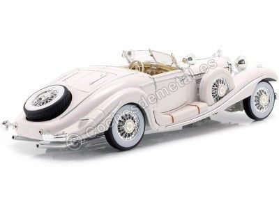 Cochesdemetal.es 1936 Mercedes-Benz 500k Typt SpecialRoadster Blanco Perla 1:18 Food Premiere 36055 2