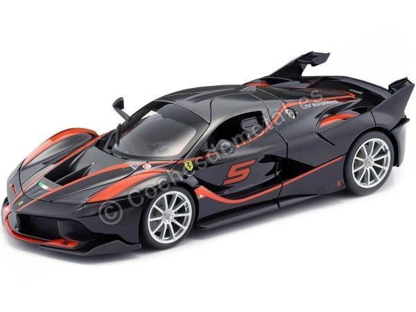 Carsdemetal.es 2015 Ferrari FXX-K Black-Naranja 1:18 Bburago Race Play 16010