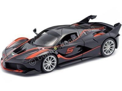 Carsdemetal.es 2015 Ferrari FXX-K Black-Naranja 1:18 Bburago Race Play 16010