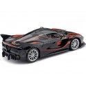 Carsdemetal.es 2015 Ferrari FXX-K Black-Naranja 1:18 Bburago Race Play 16010