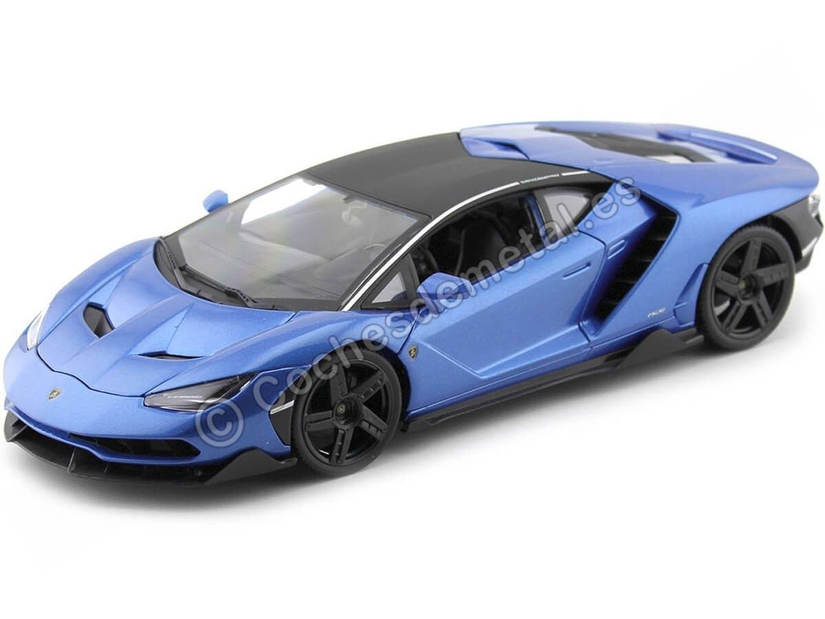 2016 Lamborghini Centenario Lp 770 Azul Metalizado 118 Maisto 31386