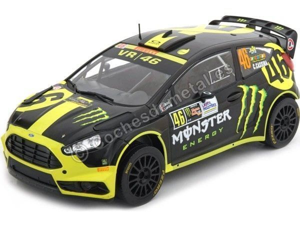 Cochesdemetal.es 2014 Ford Fiesta RS WRC Valentino Rossi Gagnant Rally Monza 1:18 Modèles IXO 18RMC014