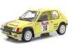 Cochesdemetal.es 1990 Peugeot 205 Rallye Tour de Course 1:18 Solido S1801705