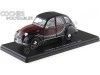 CARSDEMETAL.ES 1982 CITROEN 2CV6 CHARLESTON RED-NEGRO "CARS INFEPTABLE" 1:24 Salvat Editorial ES07